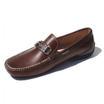 Alan Payne Bernardo Calfskin Bit Driving Shoes Brown