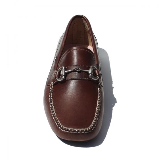 Alan Payne Bernardo Calfskin Bit Driving Shoes Brown