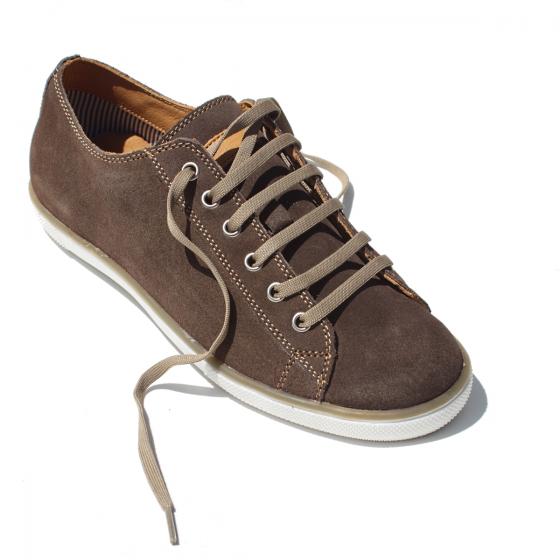 Taupe Suede Sneakers by Emanuele Sempre