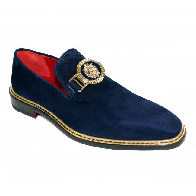 Emilio Franco 102 Navy Loafers