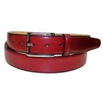 Emilio Franco 201 Calfskin Belt Red