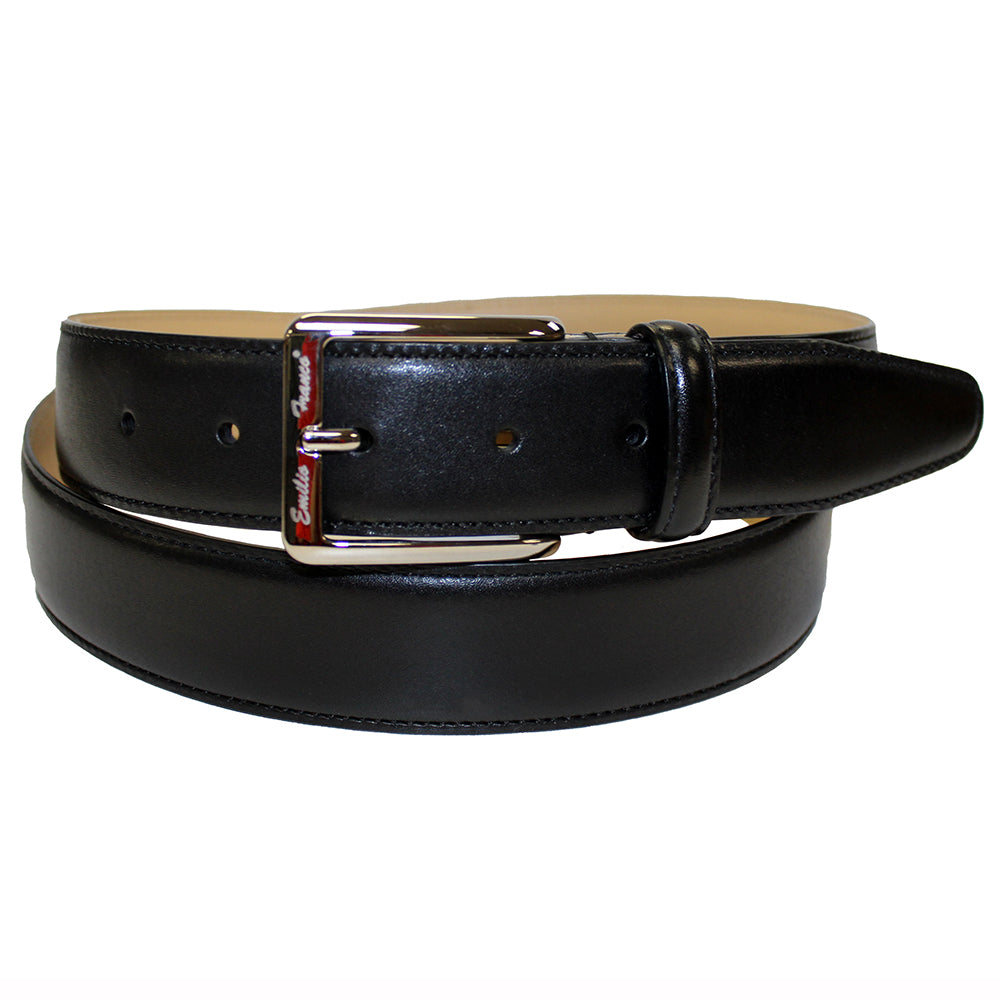 Emilio Franco 201 Leather Belt Black