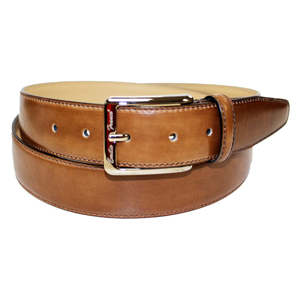 Emilio Franco 201 Leather Belt Brandy