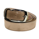 Emilio Franco 201 Leather Belt Taupe