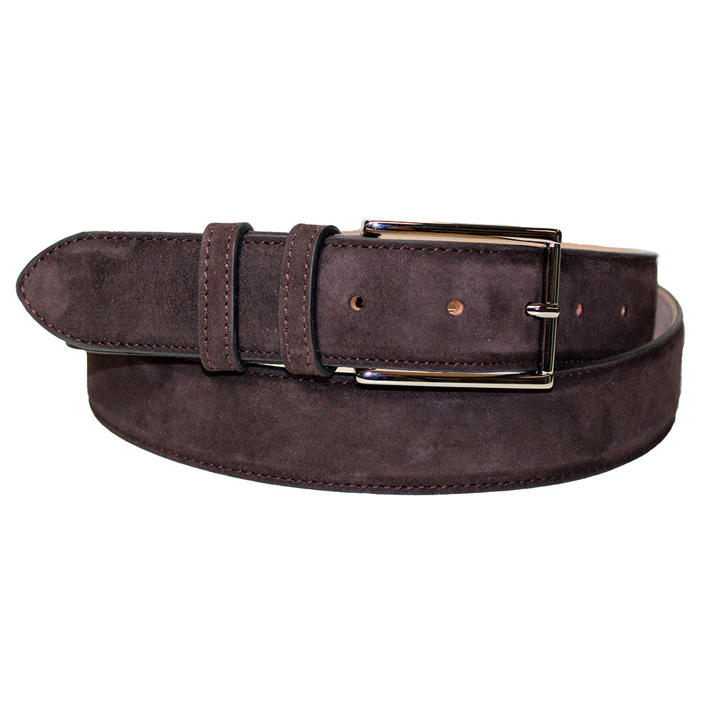 Emilio Franco 202 Suede Belt Brown