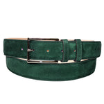 Emilio Franco 202 Suede Belt Green