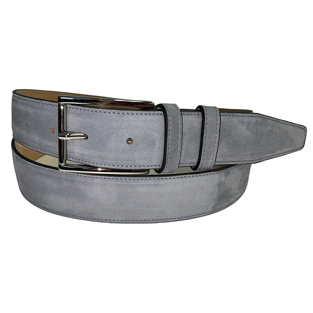 Emilio Franco 202 Suede Belt Grey