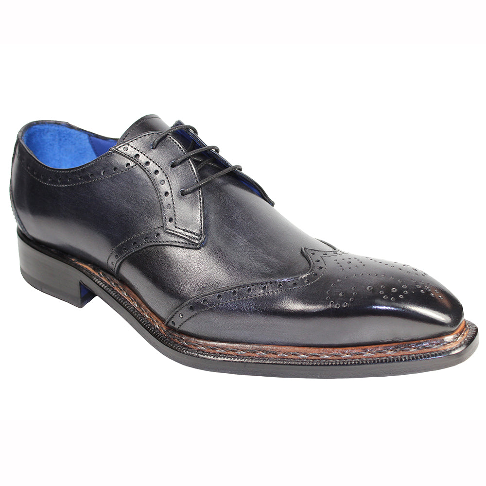 Emilio Franco Adamo Leather Shoes Dark Gray