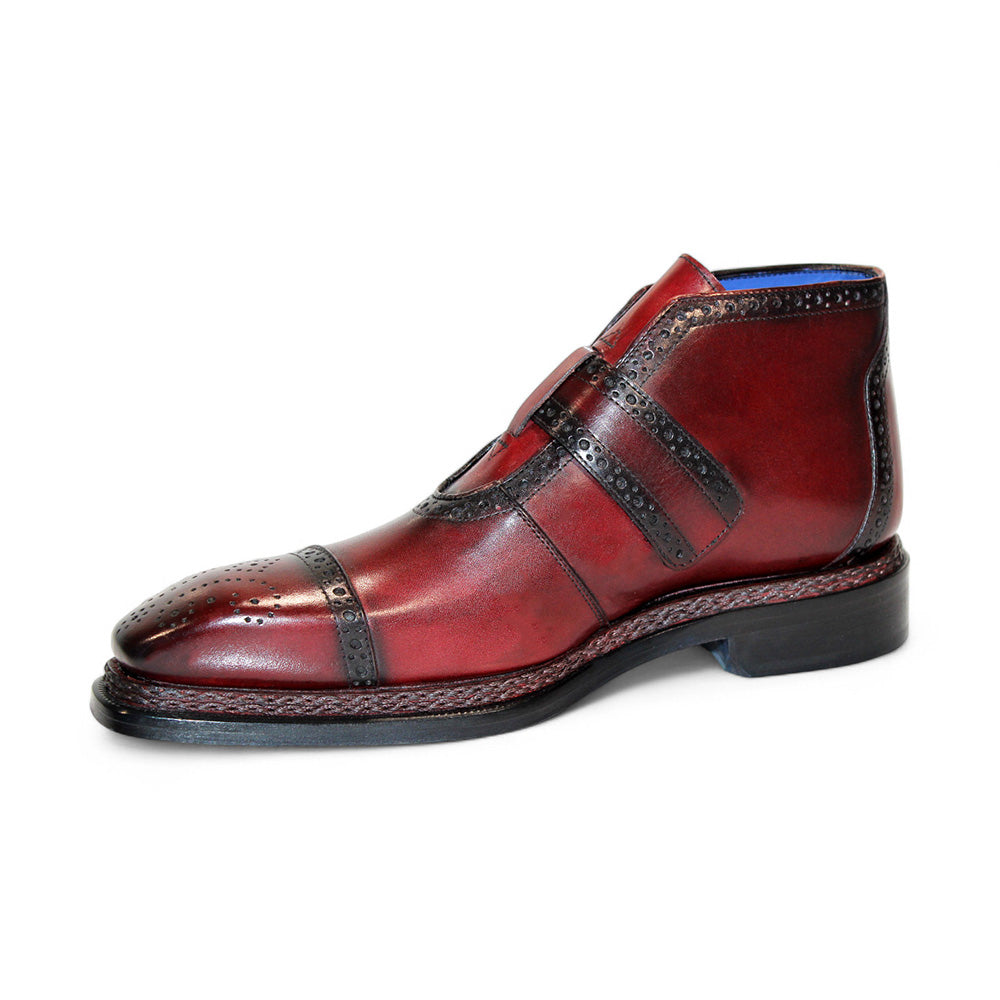Emilio Franco Aldo Leather Shoes Antique Red