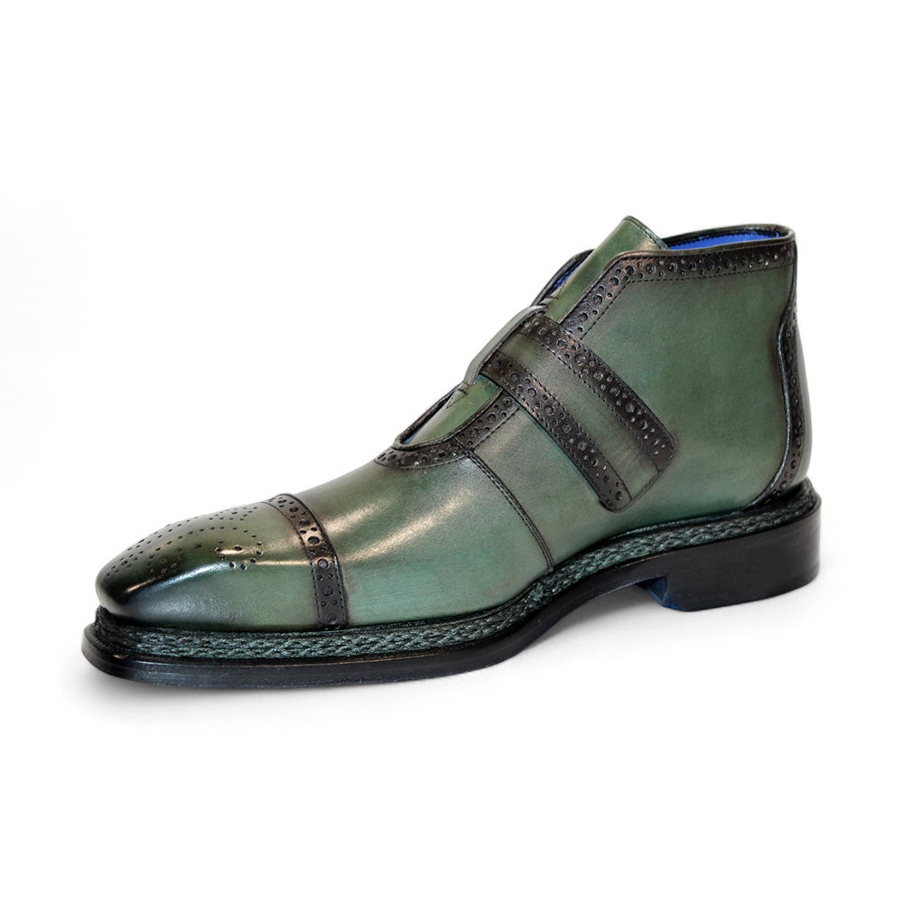 Emilio Franco Aldo Leather Shoes Green