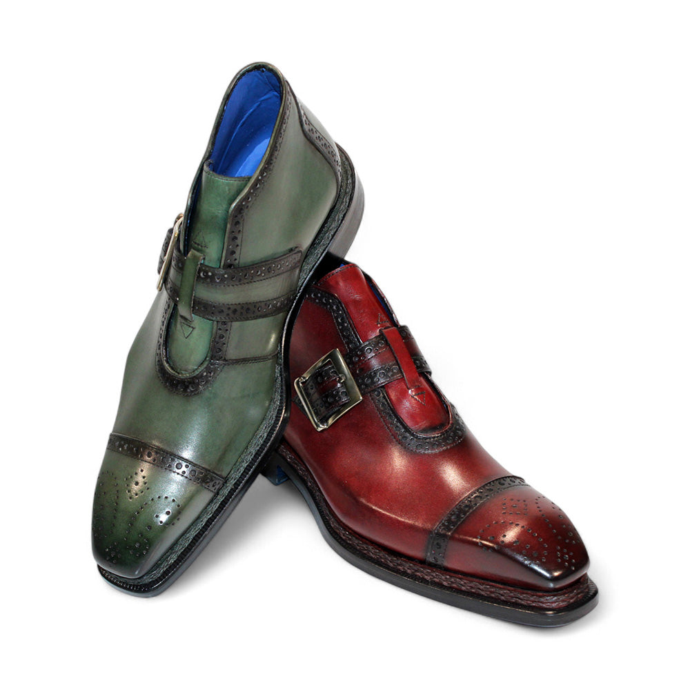 Emilio Franco Aldo Leather Shoes Green