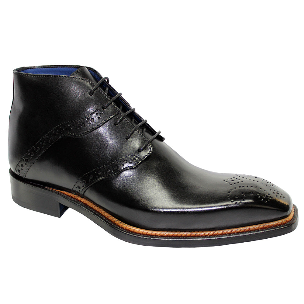 Emilio Franco Alonzo Calfskin Shoes Black