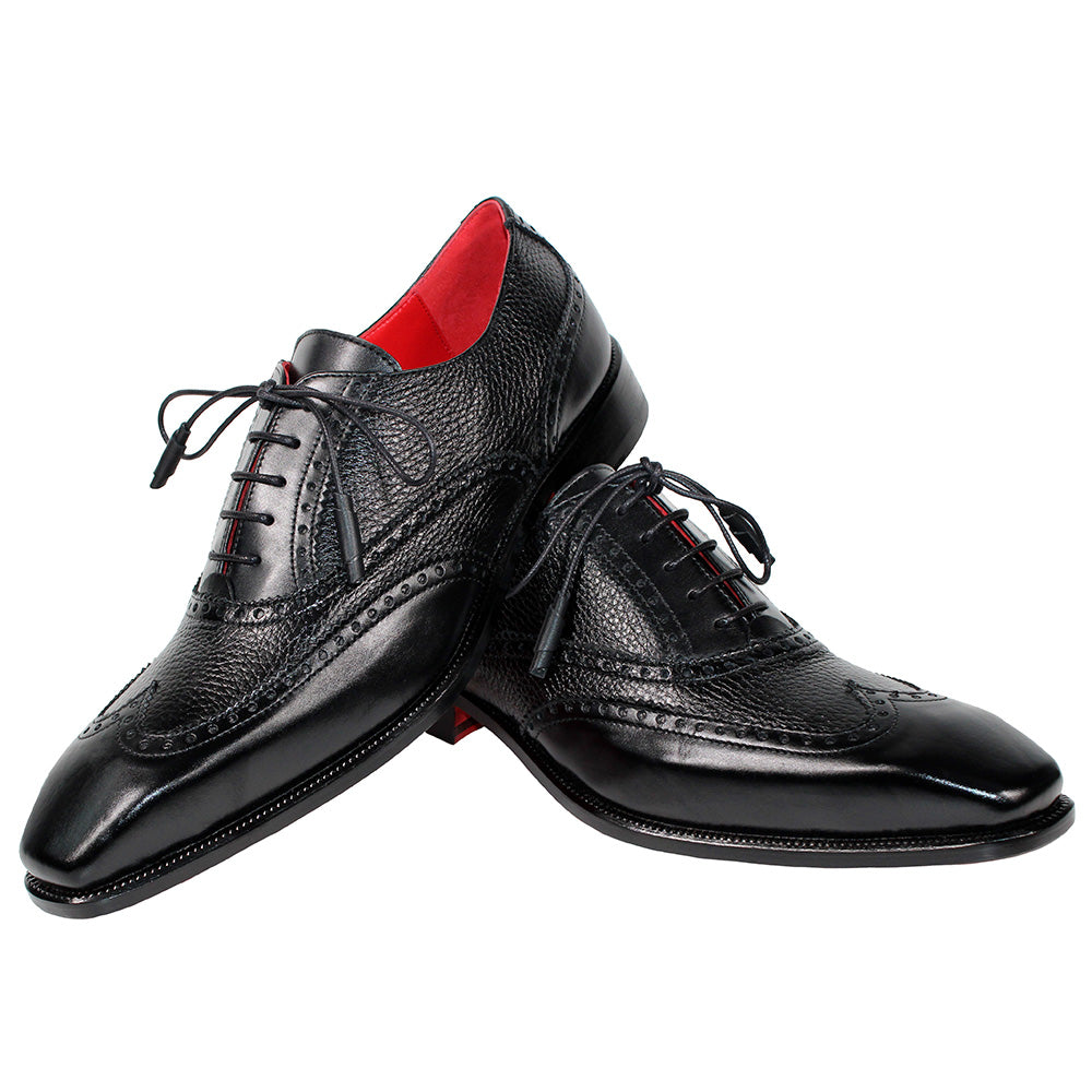 Emilio Franco Antonio Calfskin / Deerskin Shoes Black