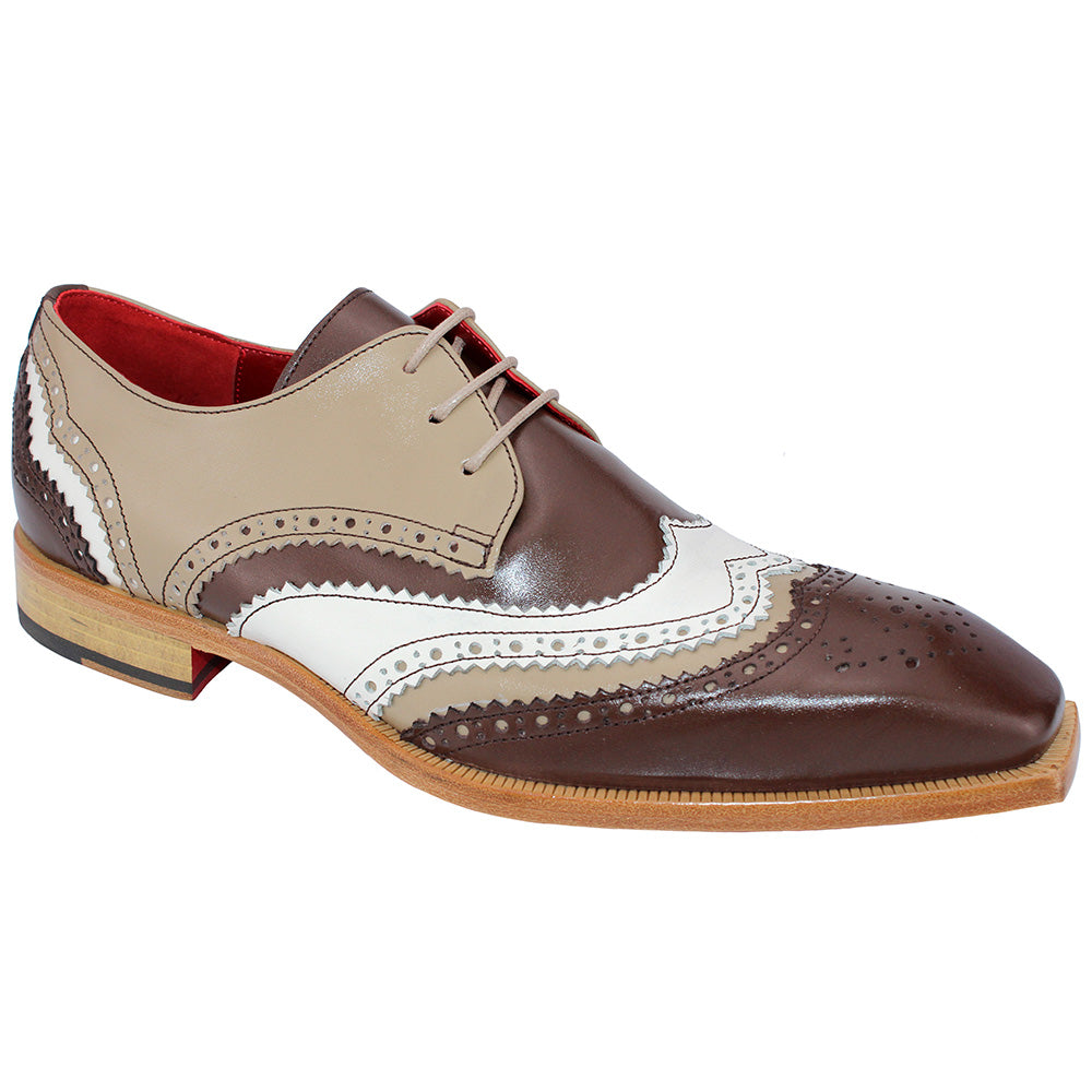 Emilio Franco Armando Shoes Brown Combination