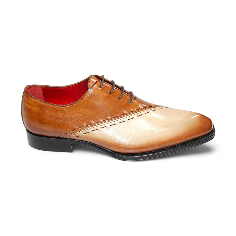 Emilio Franco Arstide Leather Shoes Beige/Brandy