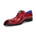 Emilio Franco Artigiana Delfino Leather Shoes Antique Red