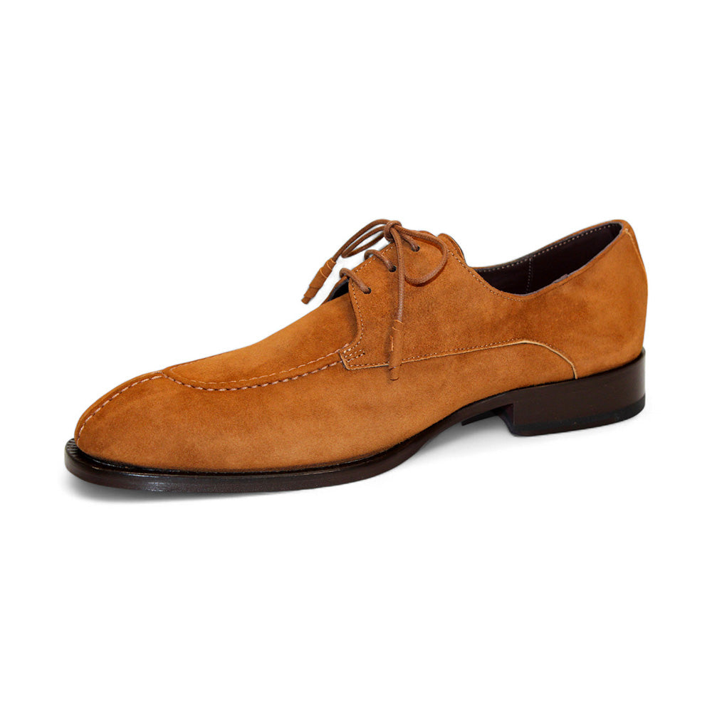 Emilio Franco Artigiana EF458 Suede Shoes Cognac