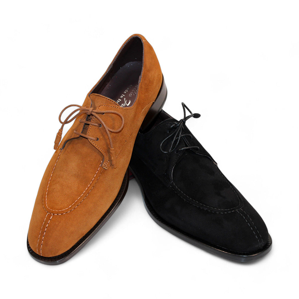 Emilio Franco Artigiana EF458 Suede Shoes Cognac