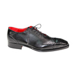 Emilio Franco Bosco Genuine Deerskin Shoes Black