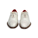Emilio Franco Bosco Leather/Deer Skin Shoes Bone