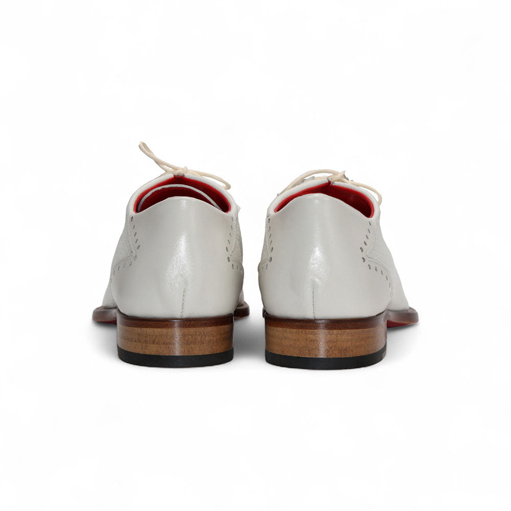 Emilio Franco Bosco Leather/Deer Skin Shoes Bone