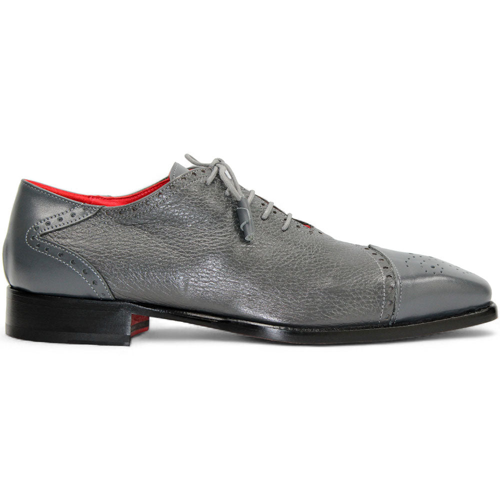 Emilio Franco Bosco Genuine Deerskin Shoes Grey