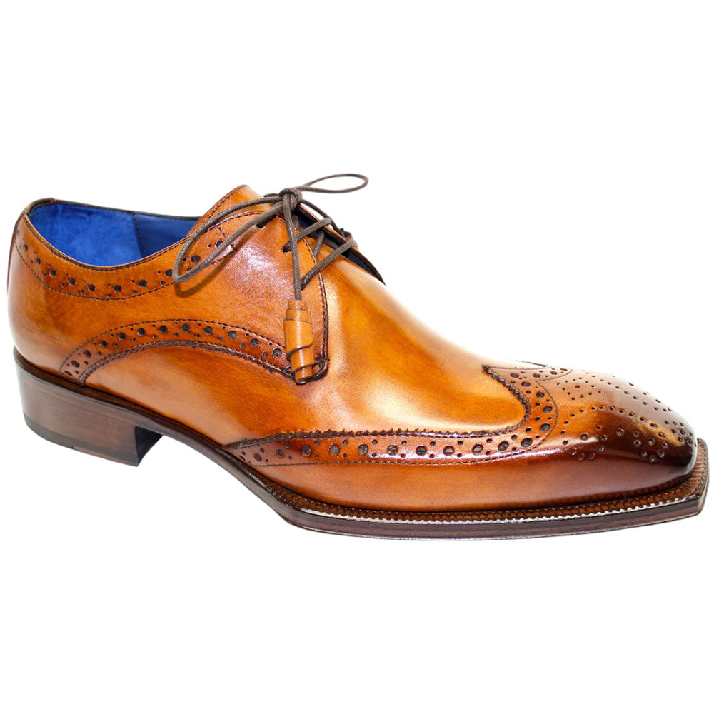 Emilio Franco Carmine Calfskin Shoes Cognac