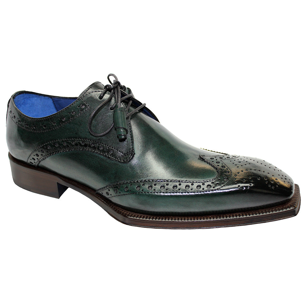 Emilio Franco Carmine Calfskin Shoes Green