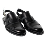 Emilio Franco Catania Calfskin Sandals Black