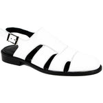 Emilio Franco Catania Calfskin Sandals White