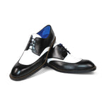 Emilio Franco Cosimo Calfskin Shoes Black / White