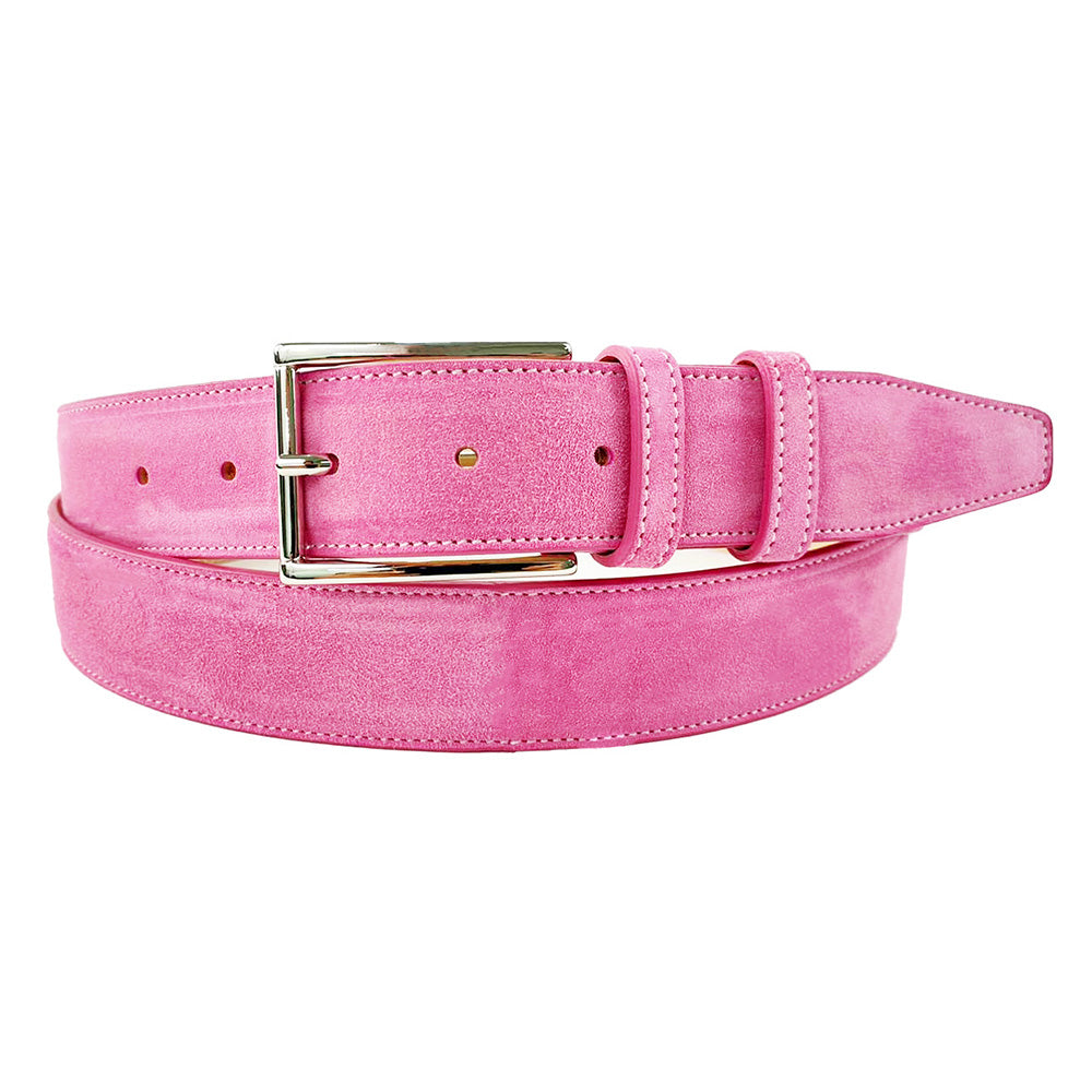 Emilio Franco Couture 202 Suede Belt Pink