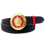 Emilio Franco Couture 204 Velvet / Suede Belt Black
