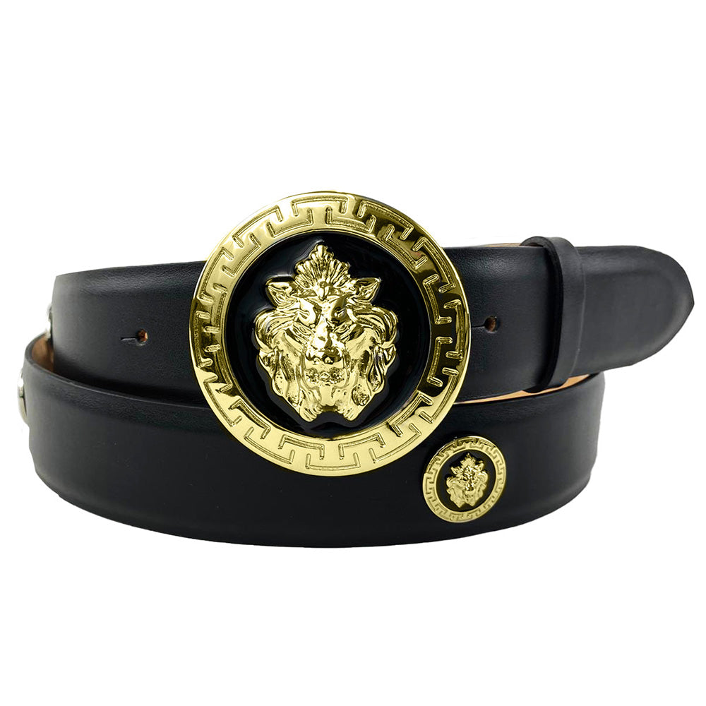 Emilio Franco Couture BM40 Calfskin Belt Black / Gold