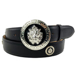 Emilio Franco Couture BM40 Calfskin Belt Black / Silver
