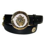 Emilio Franco Couture BM40 Calfskin Belt Black / White-Gold