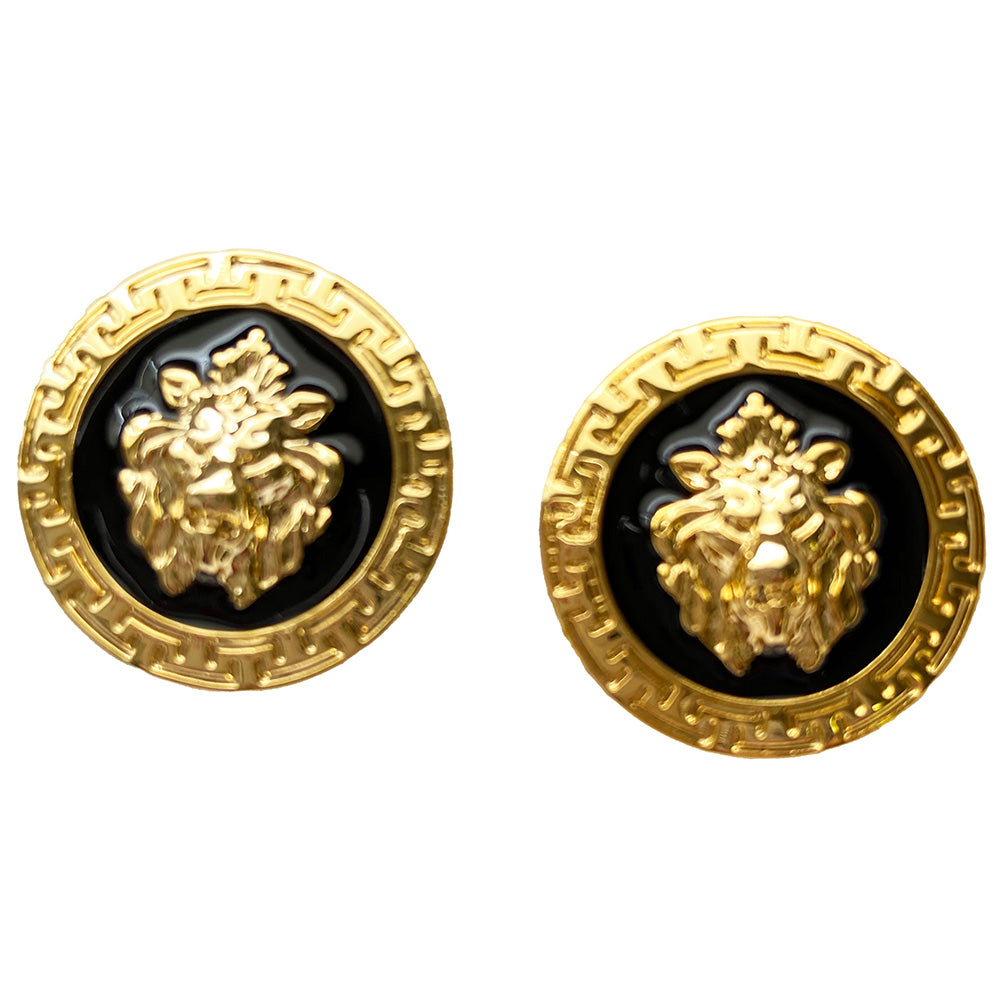 Emilio Franco Couture Cufflink Black / Gold