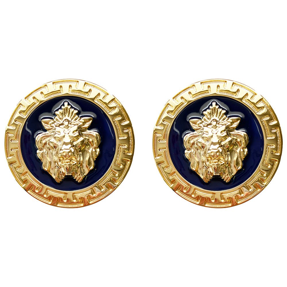 Emilio Franco Couture Cufflink Navy / Gold