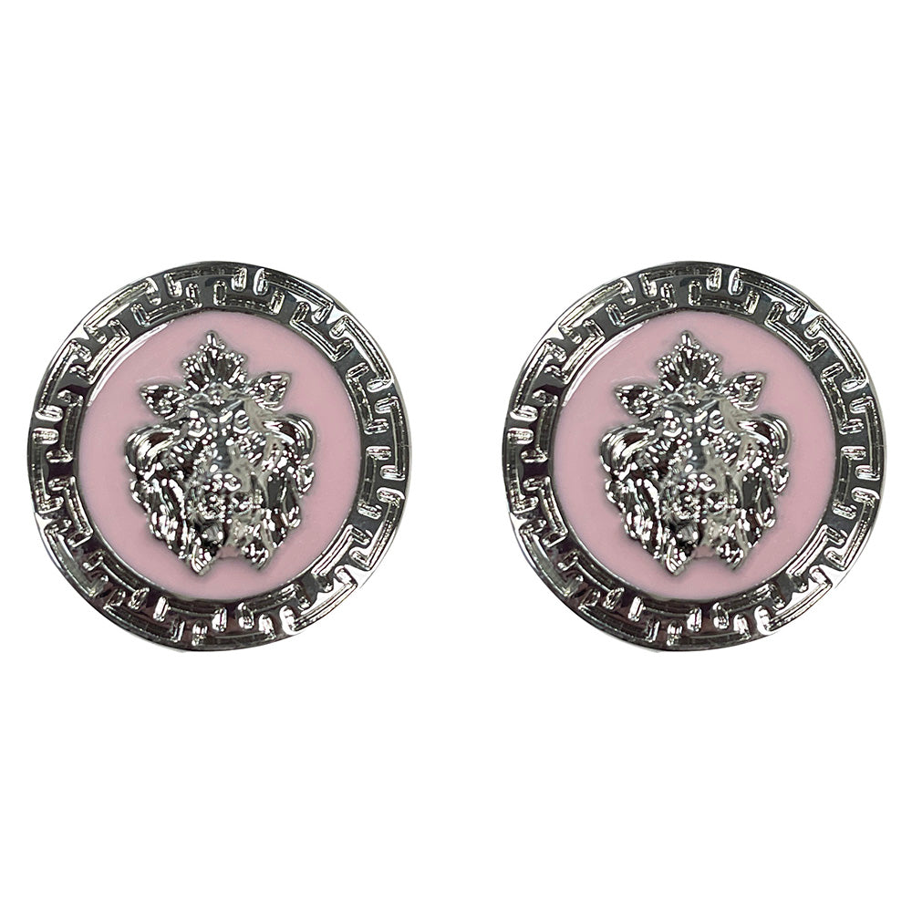 Emilio Franco Couture Cufflink Pink / Silver