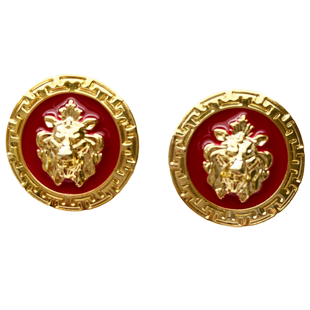 Emilio Franco Couture Cufflink Red / Gold