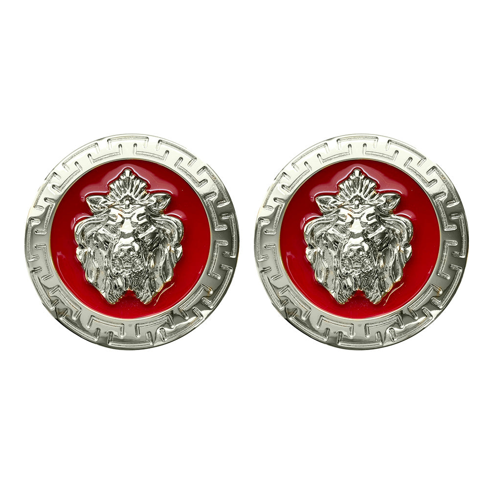 Emilio Franco Couture Cufflink Red / Silver