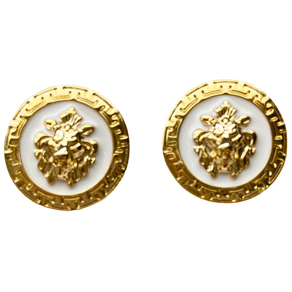 Emilio Franco Couture Cufflink White / Gold