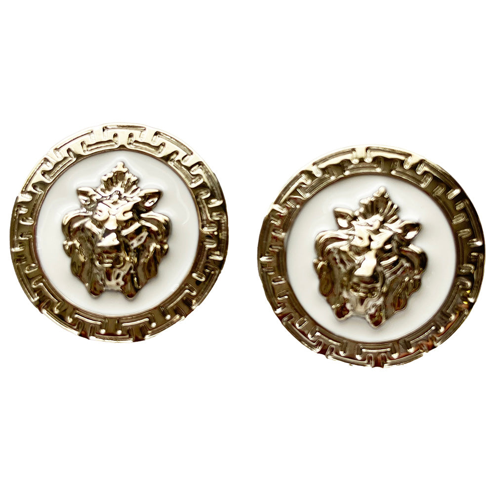 Emilio Franco Couture Cufflink White / Silver