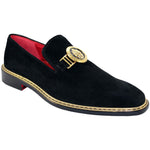 Emilio Franco Couture EF102 Suede Shoes Black