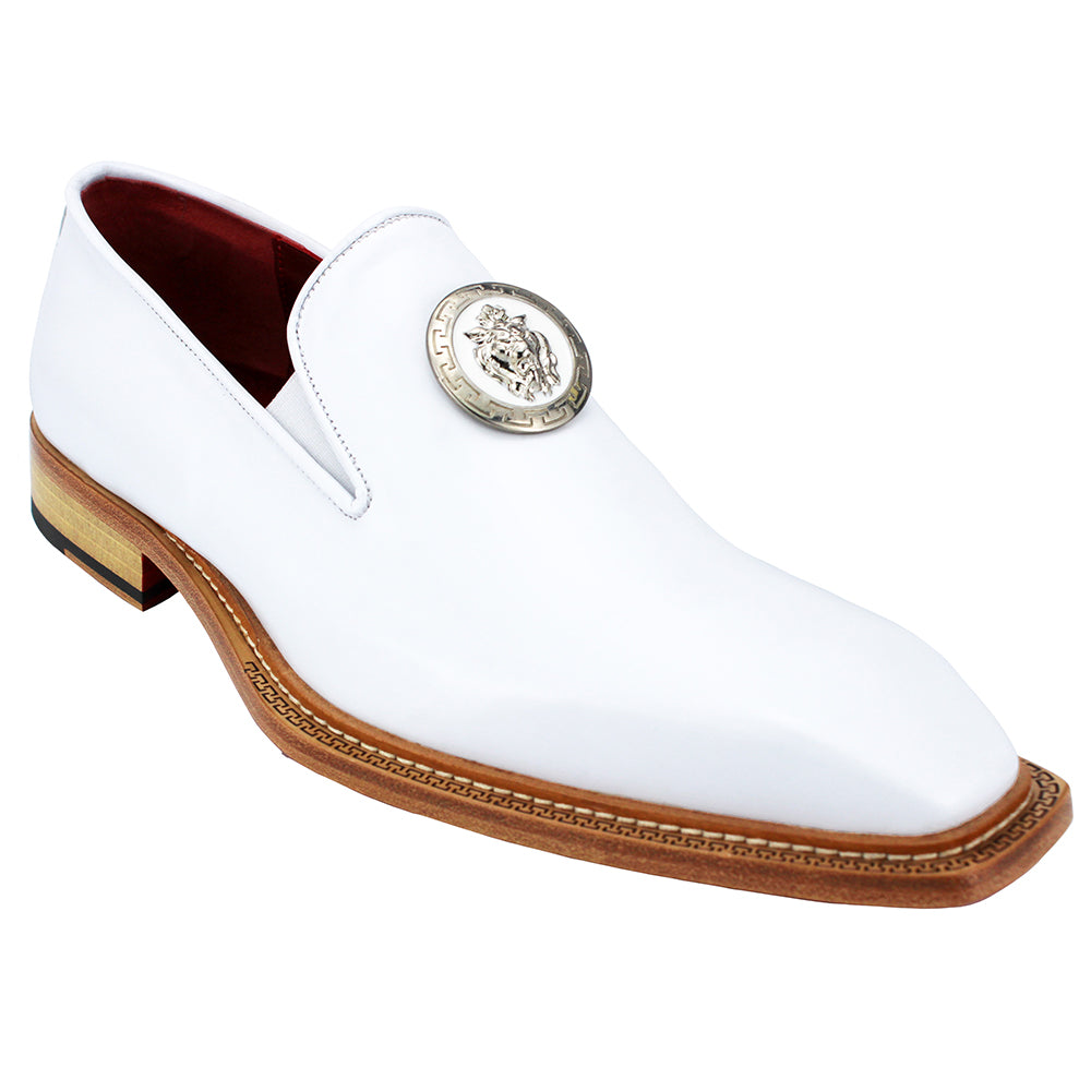 Emilio Franco Couture EF103 Calfskin Shoes White