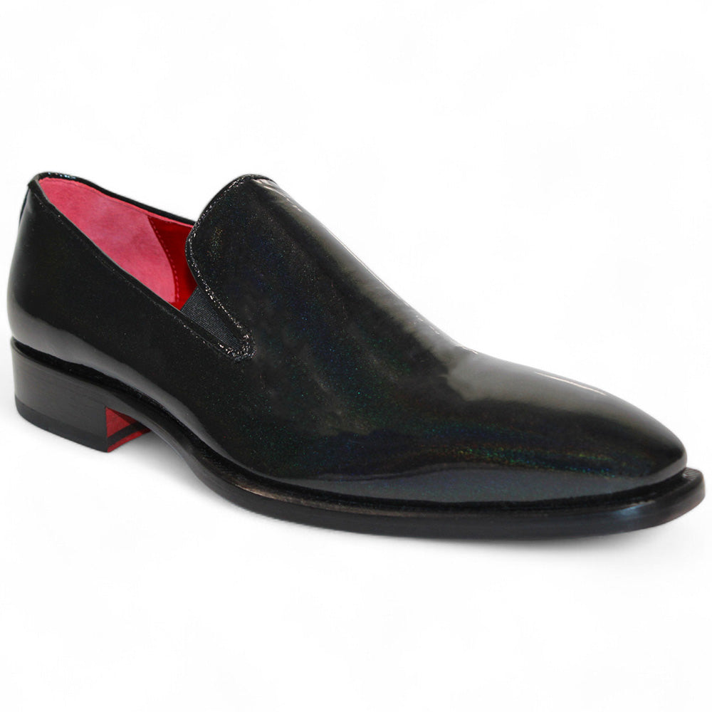 Emilio Franco Couture EF13 Patent Iridescent Shoes Black