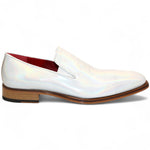 Emilio Franco Couture EF13 Patent Iridescent Shoes White