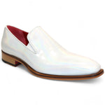 Emilio Franco Couture EF13 Patent Iridescent Shoes White