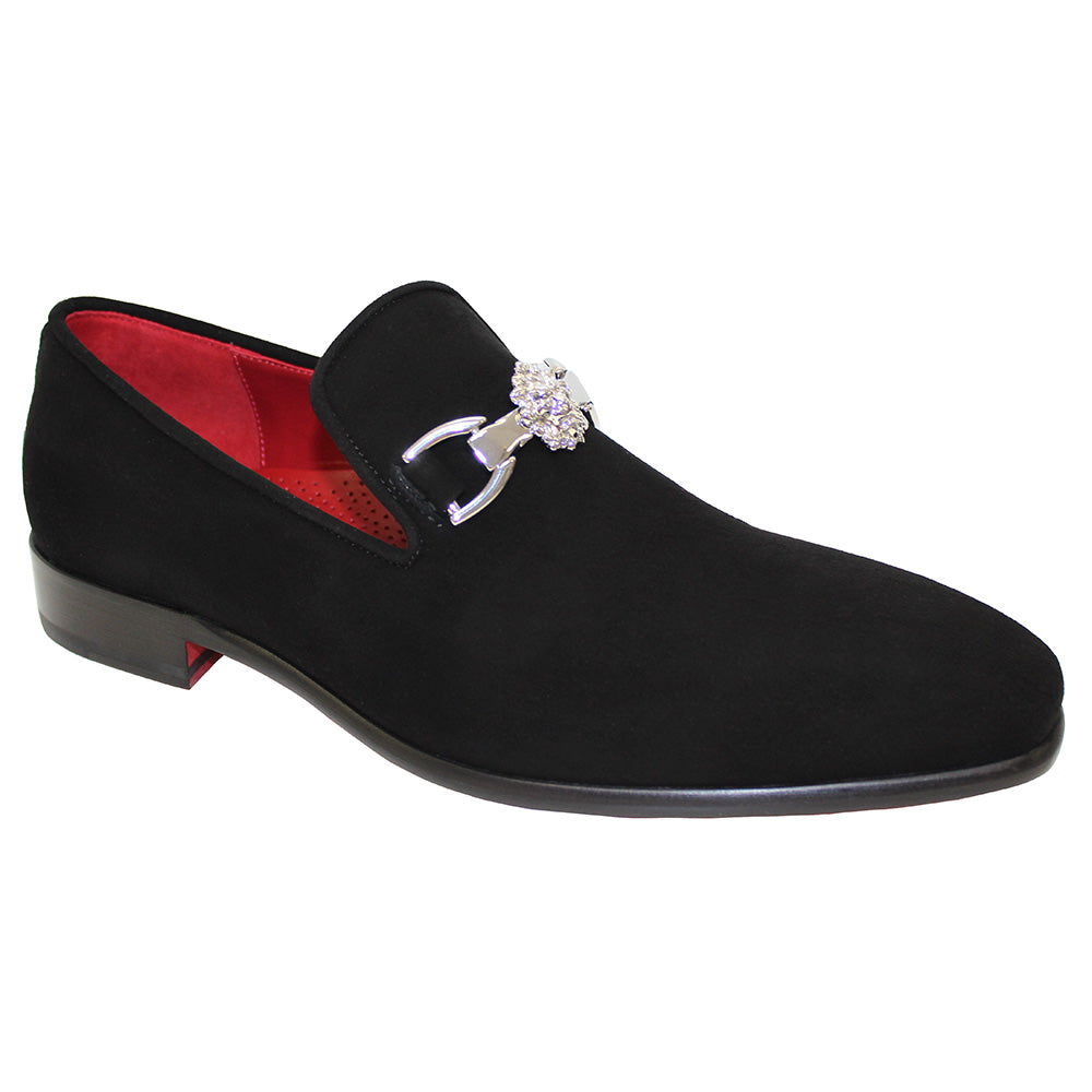 Emilio Franco Couture EF13 Suede Shoes Black