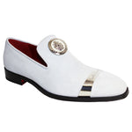 Emilio Franco Couture EF13P Suede Shoes White